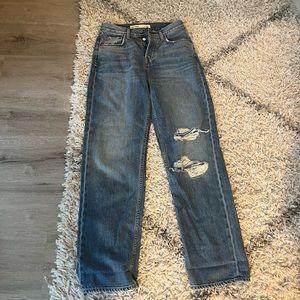 GRLFRND Bella Low Rise Jeans. Size 23. Worn only once, in new, great condition.